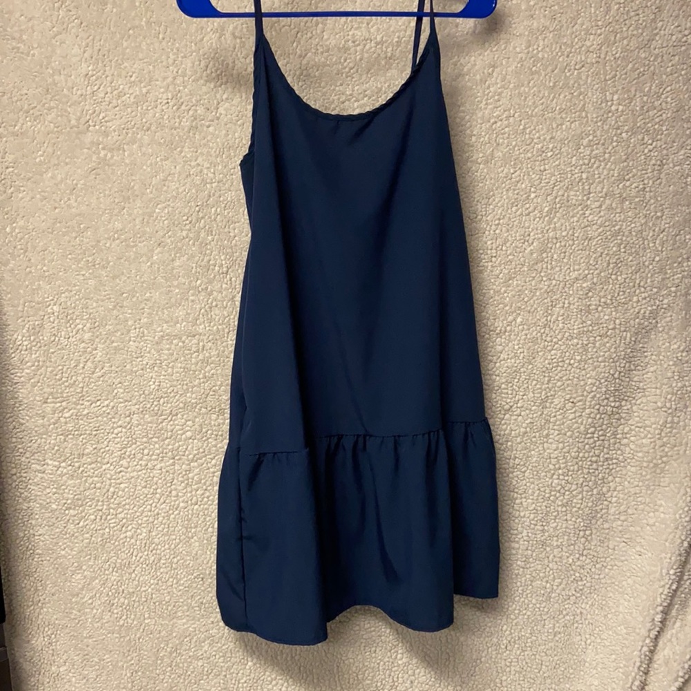 Dark blue dress